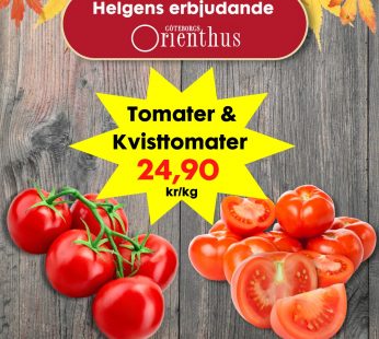 Here is this weekend’s offer, welcome to us! Valid 20/10 – 23/10 in both stores. With reservation for printing errors and final sale.